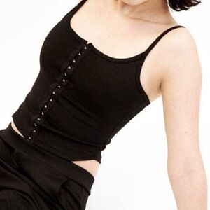 Noctex Athena Corset Tank Top Size Medium Black